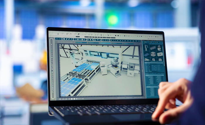 Young couple byuing a car in a car showroom